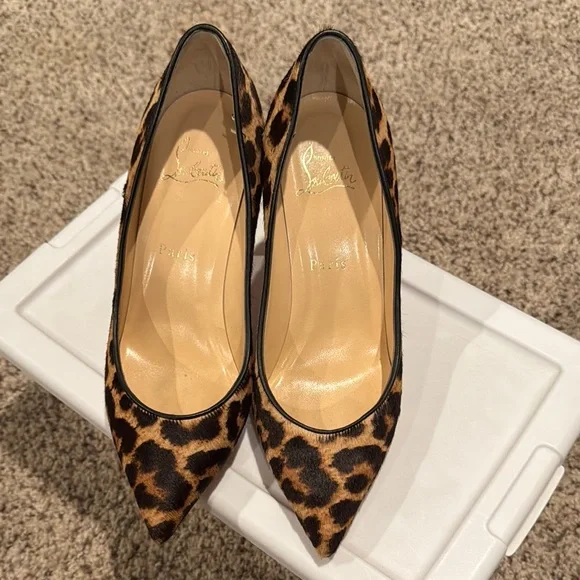 Christian Louboutin Leopard Women's Shoes - Picture 7 of 8